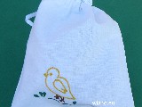 Embroidered Pouch with chicken (gś-10)
