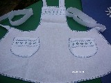 Regional embroidered apron (kś-1)