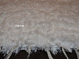Chodnik bawełniany (wycieraczka) biały 65x50