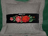 Decorative pillow case - Lowicz embroidery (zcz-2)