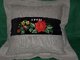 Decorative pillow case - Lowicz embroidery (zcz-3)