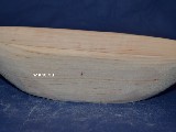 Naczynie drewniane - miska dł. 25 cm, szer. 11 cm