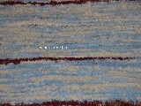 Chodnik bawełniany, ręcznie tkany, niebiesko-ecru-brązowy 65x120