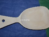 Czerpak drewniany do sauny lub kuchni, dł. 37-45 cm (szeroki)