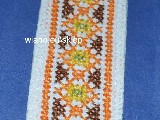 Bookmark cross stitch embroidered by hand (bw-5)