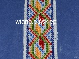 Bookmark cross stitch embroidered (bw-7)