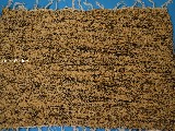 Chodnik bawełniany (wycieraczka) ręcznie tkany jasno-ciemny brąz 65x50