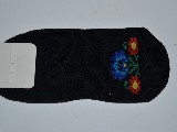 Socks folk for children. Size 32-34, black