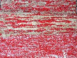 Hand -woven cotton carpet rose-light brown-ecru 50x100