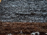 Chodnik bawełniany ręcznie tkany czarno-brąz 65x100 cm